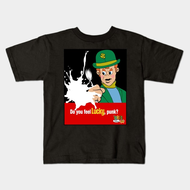 Do You Feel Lucky? TechnoRetro Dads Kids T-Shirt by TechnoRetroDads